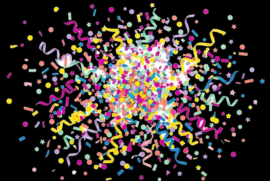 Confeti festivo
